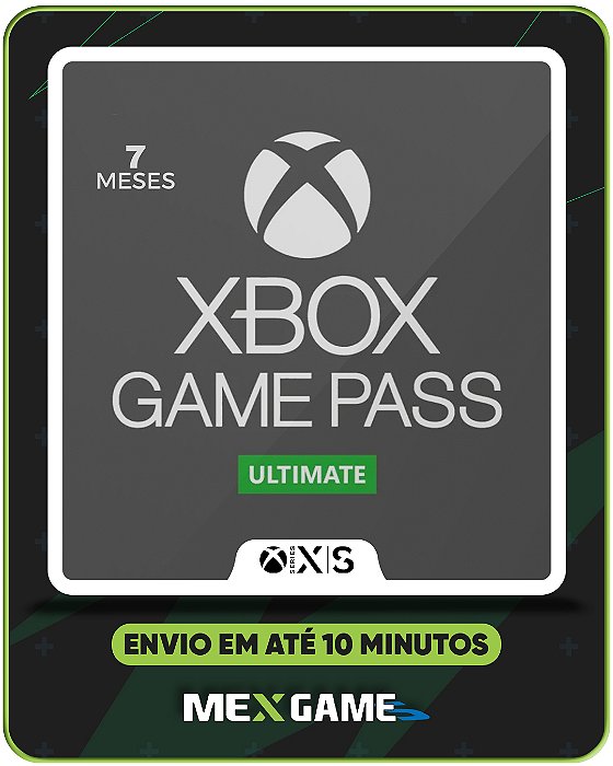 GAME PASS ULTIMATE 7 MESES - XBOX SERIES X|S - MÍDIA DIGITAL