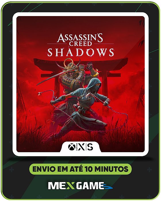 ASSASSINS CREED SHADOWS - XBOX SERIES X|S - MÍDIA DIGITAL