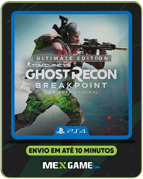 GHOST RECON BREAKPOINT ULTIMATE EDITION - PS4 - MÍDIA DIGITAL