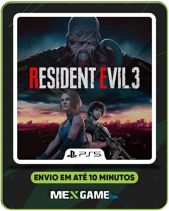 RESIDENT EVIL 3 - PS5 - MÍDIA DIGITAL