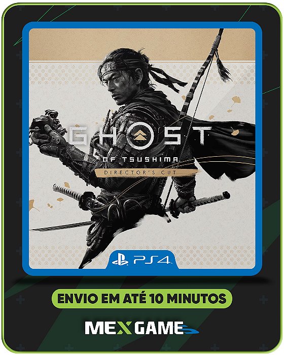 GHOST OF TSUSHIMA VERSÃO DO DIRETOR - PS4 - MÍDIA DIGITAL