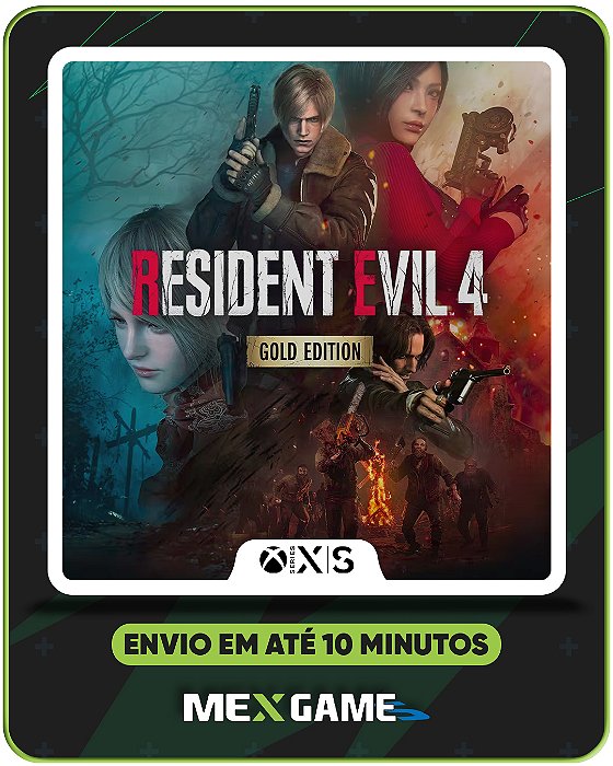 RESIDENT EVIL 4 GOLD - XBOX SERIES X|S- MÍDIA DIGITAL