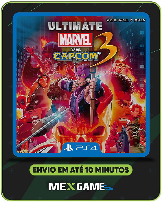 ULTIMATE MARVEL VS CAPCOM 3 - PS4 - MÍDIA DIGITAL