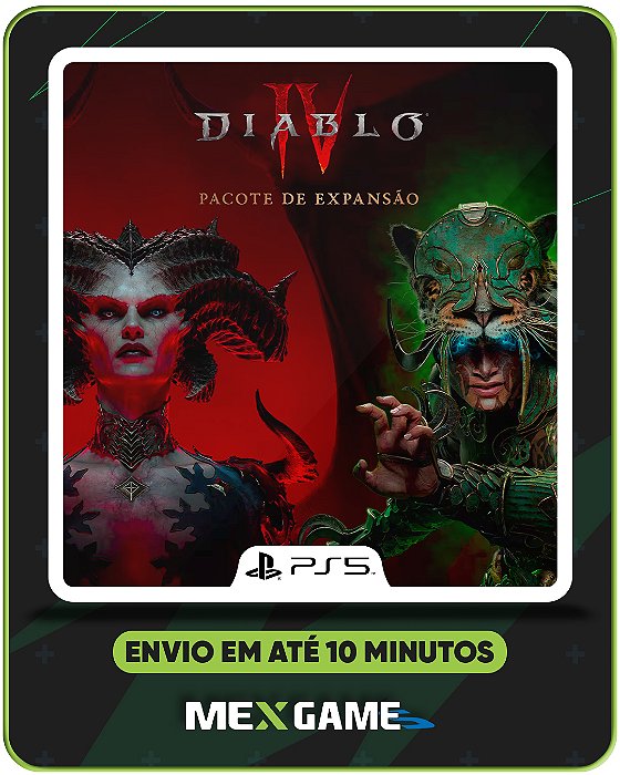 DIABLO IV + VESSEL OF HATRED - PS5 - MÍDIA DIGITAL