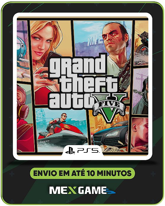GRAND THEFT AUTO (GTA) V - PS5 - MÍDIA DIGITAL