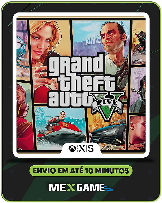 GRAND THEFT AUTO (GTA) V (RETROCOMPATÍVEL ONE) - XBOX SERIES X|S- MÍDIA DIGITAL