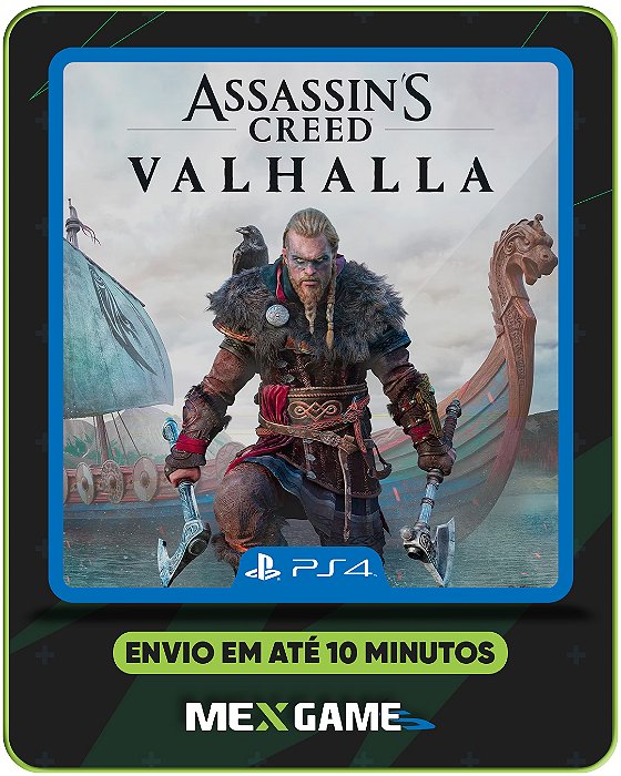 ASSASSINS CREED VALHALLA - PS4 - MÍDIA DIGITAL