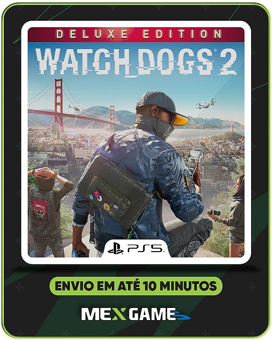 WATCH DOGS 2 DELUXE - PS5 - MÍDIA DIGITAL