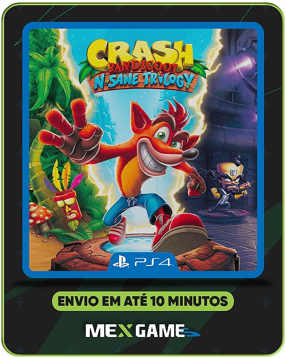CRASH TRILOGY - PS4 - MÍDIA DIGITAL