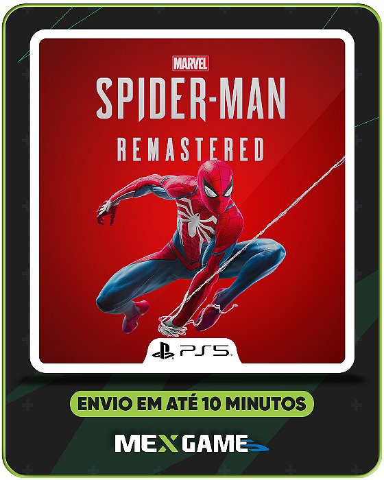 MARVEL'S SPIDER MAN REMASTERED - PS5 - MÍDIA DIGITAL