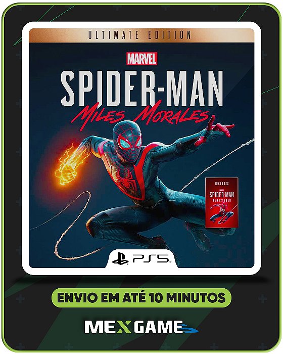 MARVEL'S SPIDER MAN MILES MORALES ULTIMATE - PS5 - MÍDIA DIGITAL