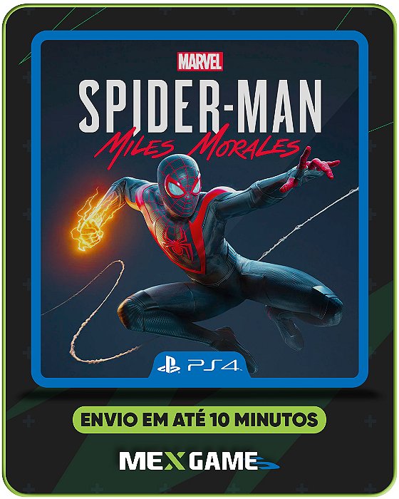 MARVEL'S SPIDER MAN MILES MORALES - PS4 - MÍDIA DIGITAL