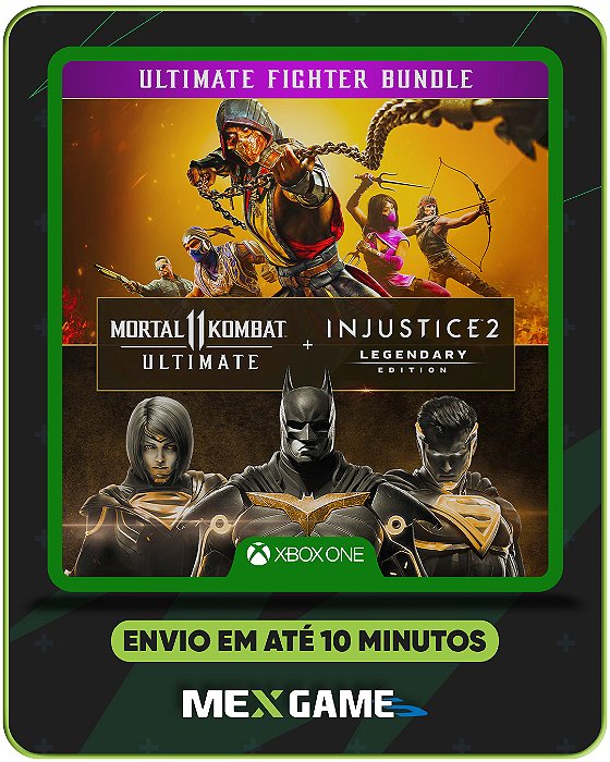 MORTAL KOMBAT 11 ULTIMATE + INJUSTICE 2 LEGENDARY- XBOX ONE - MÍDIA DIGITAL