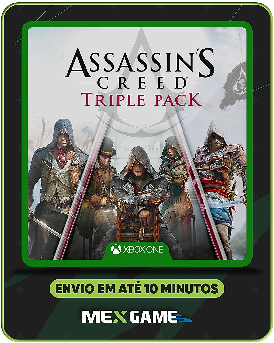 ASSASSINS CREED TRIPLE PACK - XBOX ONE - MÍDIA DIGITAL