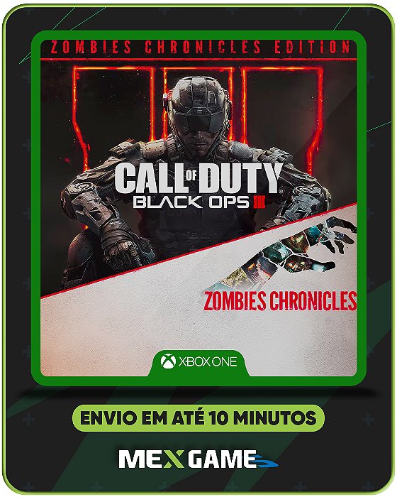 CALL OF DUTY BLACK OPS 3 ZOMBIES - XBOX ONE - MÍDIA DIGITAL