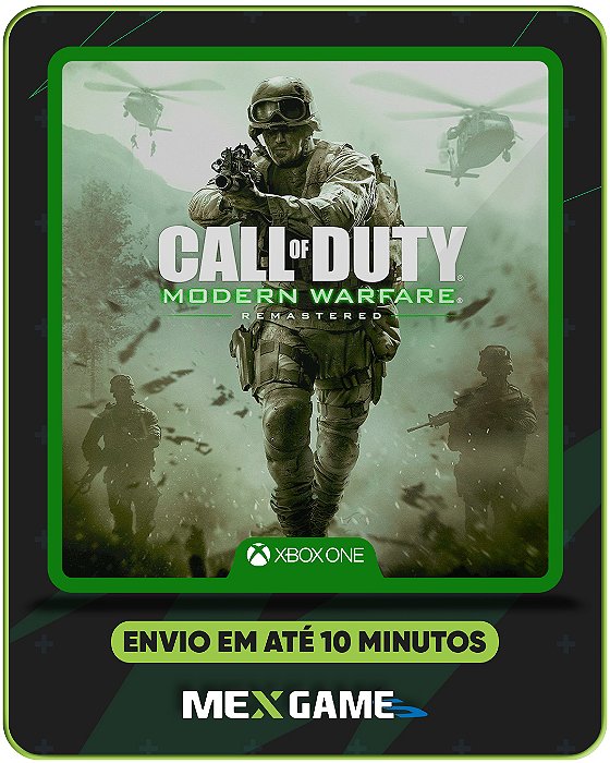 CALL OF DUTY MODERN WARFARE 1 REMASTERED - XBOX ONE - MÍDIA DIGITAL