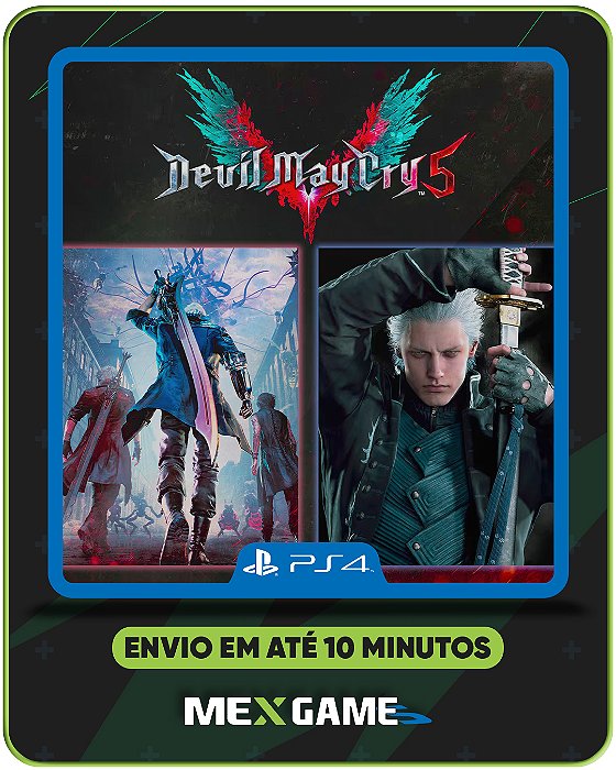 DEVIL MAY CRY 5 + VERGIL - PS4 - MÍDIA DIGITAL