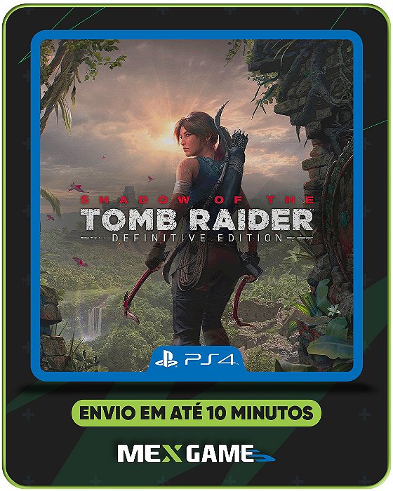 SHADOW OF THE TOMB RAIDER DEFINITIVE EDITION - PS4 - MÍDIA DIGITAL