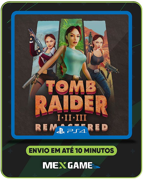 TOMB RAIDER I-II-III REMASTERED - PS4 - MÍDIA DIGITAL