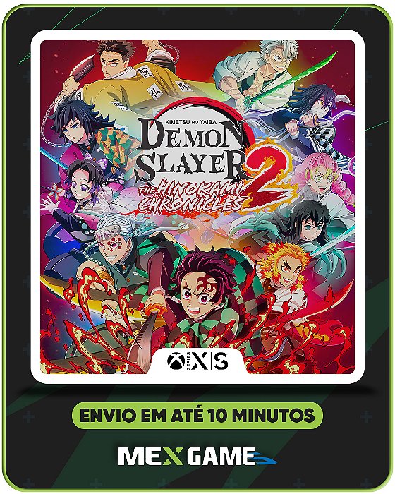 DEMON SLAYER - KIMETSU NO YAIBA - THE HINOKAMI CHRONICLES 2 STANDARD EDITION - XBOX SERIES X|S - MÍDIA DIGITAL