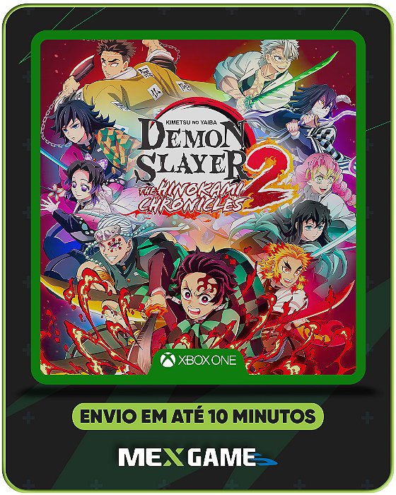 DEMON SLAYER - KIMETSU NO YAIBA - THE HINOKAMI CHRONICLES 2 STANDARD EDITION - XBOX ONE - MÍDIA DIGITAL