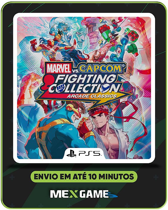 MARVEL VS CAPCOM FIGHTING COLLECTION: ARCADE CLASSICS- PS5 - MÍDIA DIGITAL