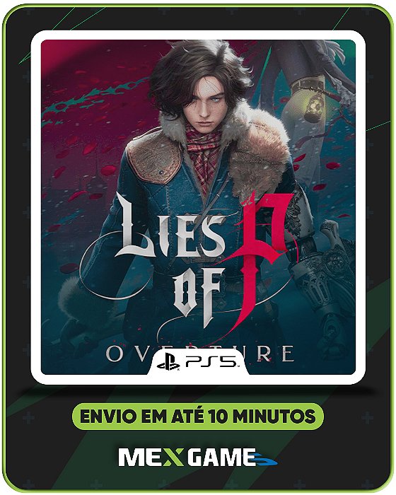 LIES OF P :OVERTURE (DLC EXPANSÃO) - PS5 - MÍDIA DIGITAL