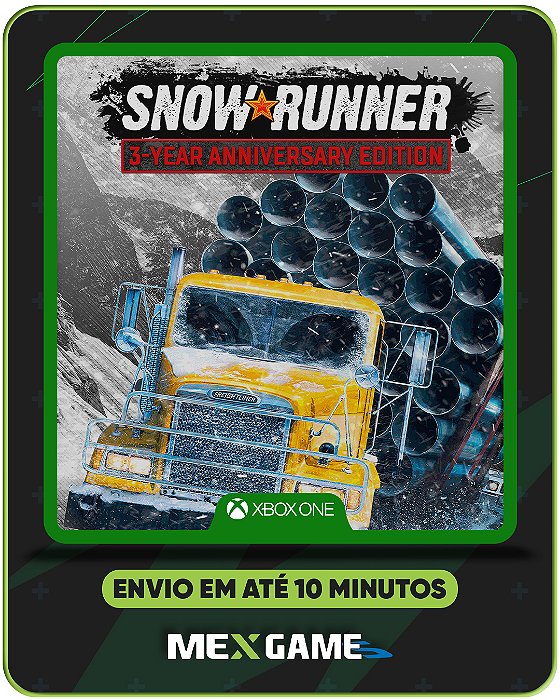 SNOWRUNNER 3 YEAR EDITION - XBOX ONE - MÍDIA DIGITAL