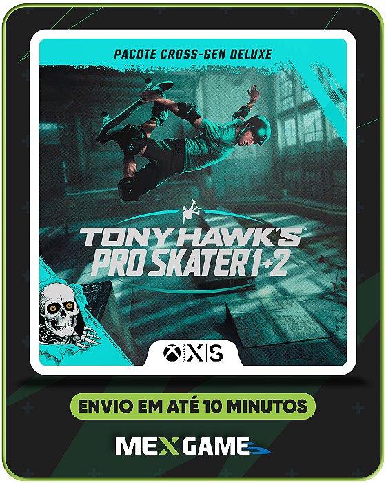 TONY HAWK'S PRO SKATER  1 + 2 DELUXE - XBOX SERIES X|S - MÍDIA DIGITAL