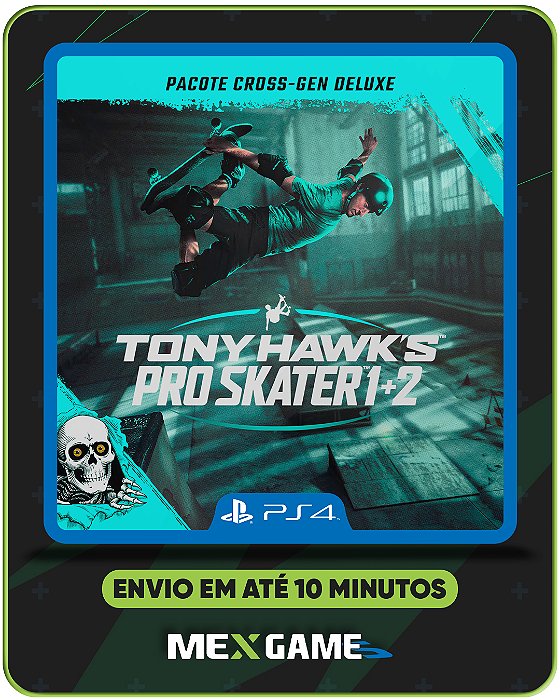 TONY HAWKS PRO STAKER 1 + 2 DELUXE - PS4 - MÍDIA DIGITAL