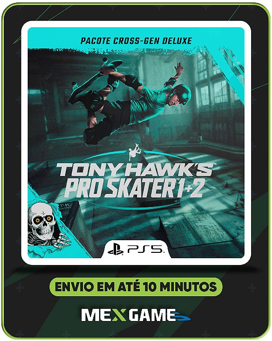 TONY HAWKS PRO STAKER 1 + 2 DELUXE - PS5 - MÍDIA DIGITAL