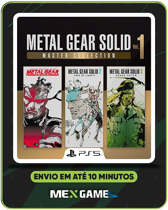 METAL GEAR SOLID MASTER COLLECTION VOL 1 - PS5 - MÍDIA DIGITAL