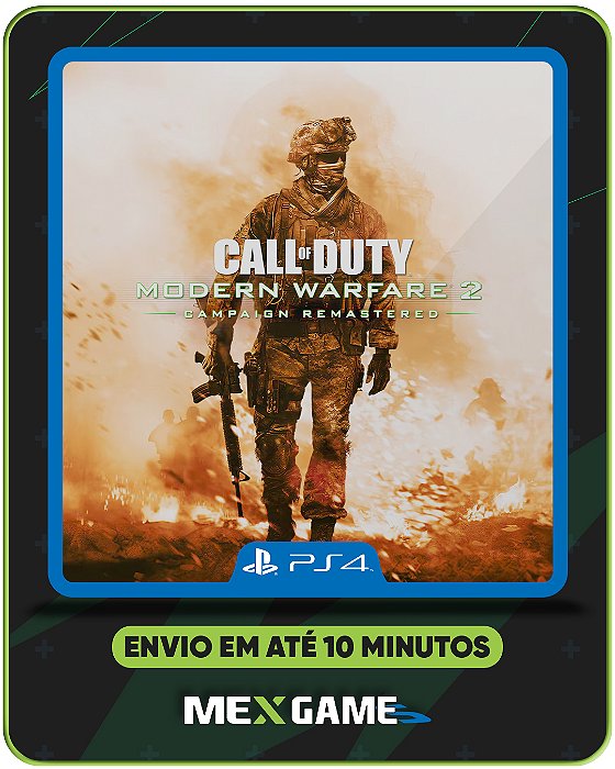 CALL OF DUTY MODERN WARFARE 2 CAMPING REMASTERED - PS4 - MÍDIA DIGITAL