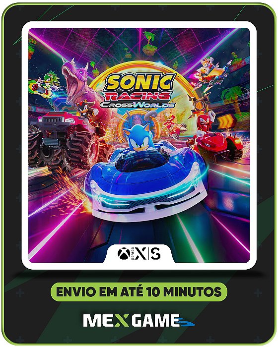 SONIC RACING CROSSWORLD - XBOX SERIES X|S - MÍDIA DIGITAL