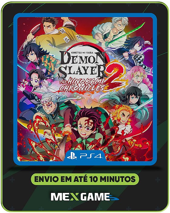 DEMON SLAYER - KIMETSU NO YAIBA - THE HINOKAMI CHRONICLES 2 STANDART EDITION - PS4 - MÍDIA DIGITAL