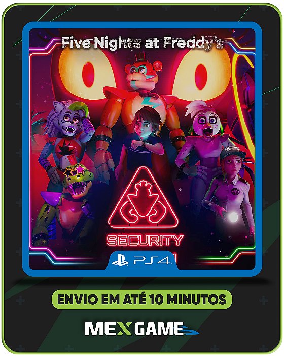 FIVE NIGHTS AT FREDDYS SECURITY BREACH - PS4 - MÍDIA DIGITAL