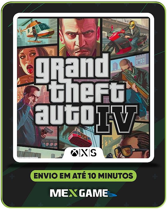 GRAND THEFT AUTO (GTA) IV - XBOX SERIES X|S- MÍDIA DIGITAL