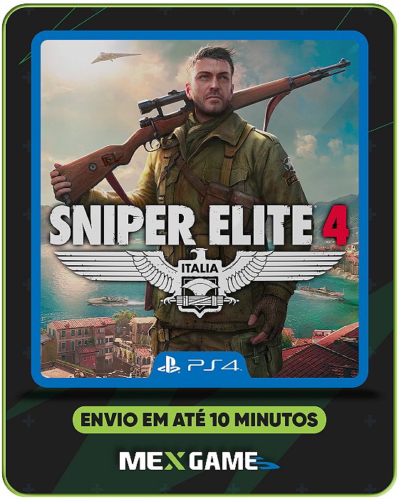SNIPER ELITE 4 - PS4 - MÍDIA DIGITAL