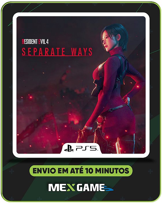 RESIDENT EVIL 4: SEPARATE WAYS (DLC) - PS5 - MÍDIA DIGITAL