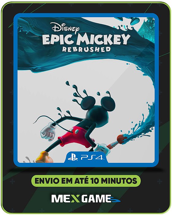 DISNEY EPIC MICKEY REBRUSHED - PS4 - MÍDIA DIGITAL