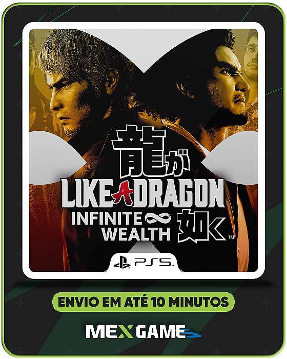 LIKE A DRAGON INFINITE WEALTH - PS5 - MIDIA DIGITAL