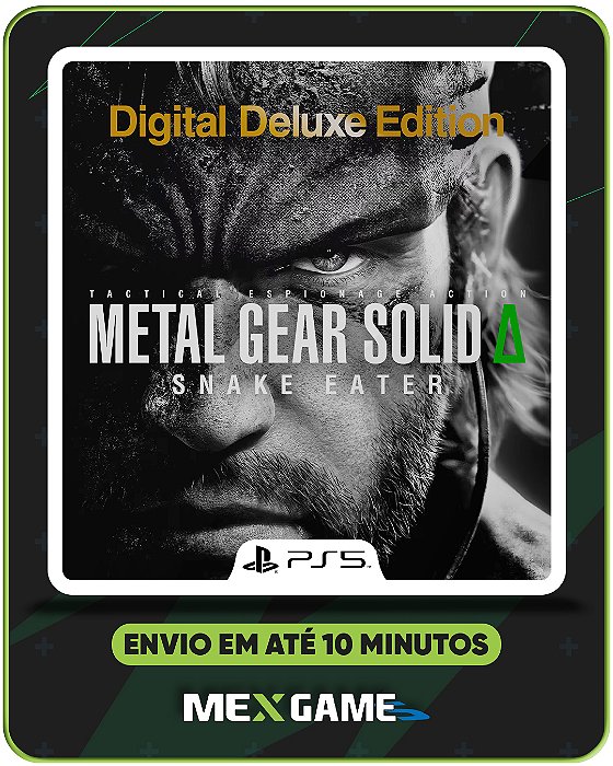 METAL GEAR SOLID Δ: SNAKE EATER  DELUXE (ACESSO ANTECIPADO) - PS5 - MÍDIA DIGITAL