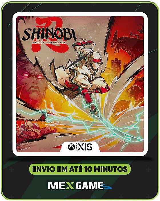 SHINOBI: ART OF VENGEANCE - XBOX SERIES X|S - MÍDIA DIGITAL