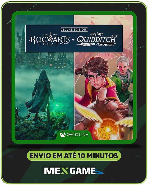 HOGWARTS LEGACY DELUXE + HARRY POTTER OS CAMPEÕES DO QUADRIBOL - XBOX ONE - MÍDIA DIGITAL