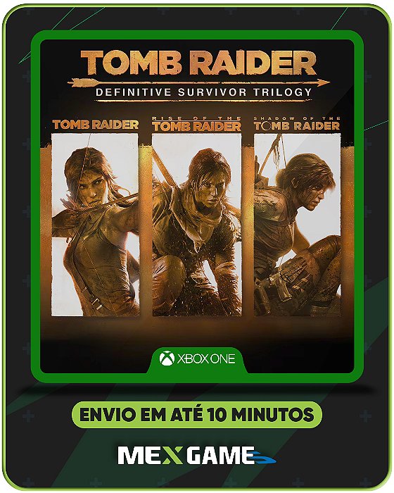TOMB RAIDER DEFINITIVE SURVIVAL TRILOGY - XBOX ONE - MÍDIA DIGITAL