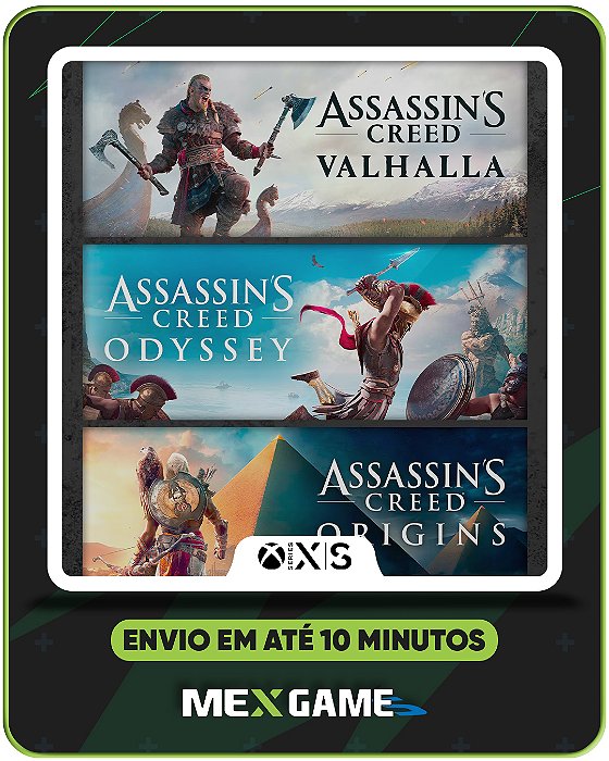 ASSASSIN'S CREED MYTHOLOGY PACK - XBOX SERIES X|S - MÍDIA DIGITAL