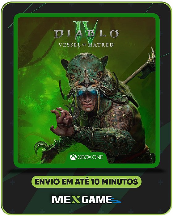 DIABLO IV VESSEL OF HATRED (DLC) - XBOX ONE - MÍDIA DIGITAL