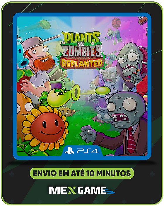 PLANTS VS ZOMBIES REPLANTED - PS4 - MIDIA DIGITAL