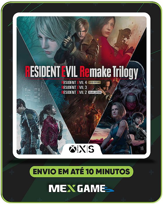 RESIDENT EVIL REMAKE TRILOGY - XBOX SERIES X|S - MÍDIA DIGITAL