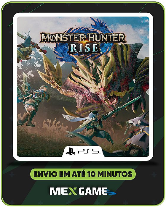MONSTER HUNTER RISE - PS5 - MIDIA DIGITAL